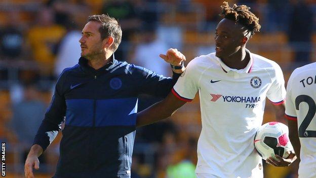 Frank Lampard and Tammy Abraham