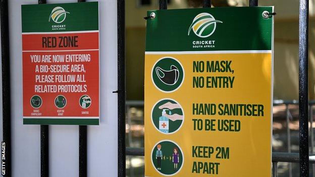 Information signs at Newlands