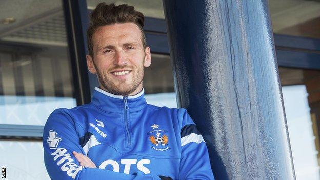Lee Miller with Kilmarnock