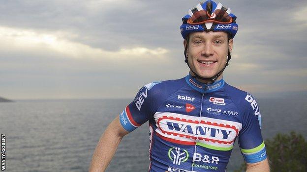 Wanty-Gobert rider Antoine Demoitie