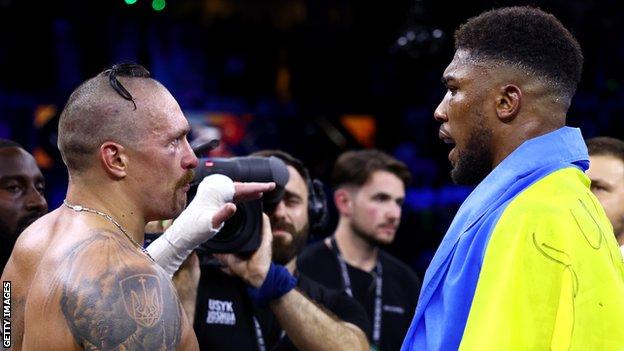 Oleksandr Usyk and Anthony Joshua