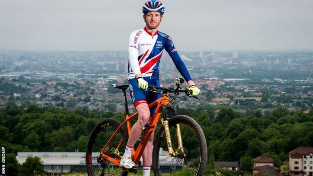 Grant Ferguson will compete in the mountain biking at Glasgow 2018