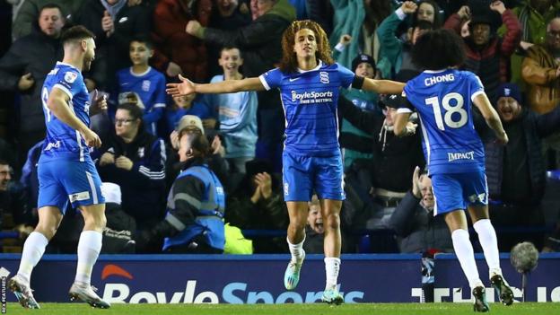 Birmingham City 2-0 West Bromwich Albion - Hannibal Mejbri stars in Blues'  derby win - BBC Sport