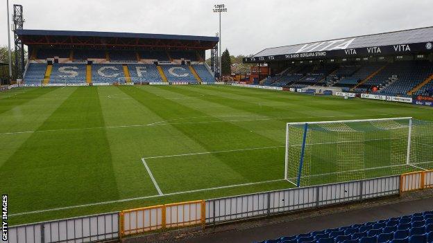 Stockport County's Edgeley Park Stadium