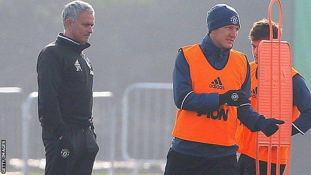 Mourinho Schweinsteiger
