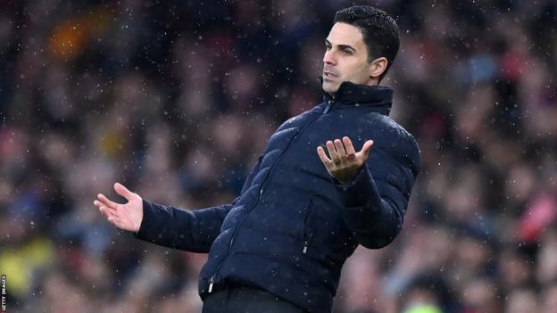 Arsenal manager Mikel Arteta