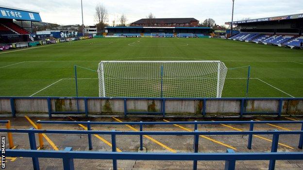 General view of Macclesfield's Moss Rose ground