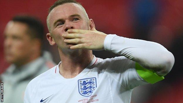 England 3-0 USA: Wayne Rooney farewell appearance ends in victory - BBC  Sport