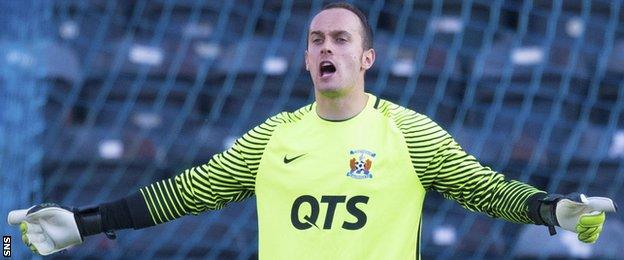 Kilmarnock goalkeeper Jamie MacDonald