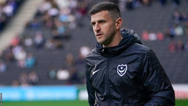 John Mousinho: Portsmouth boss turns attention to next season with play-off hopes over - BBC Sport
