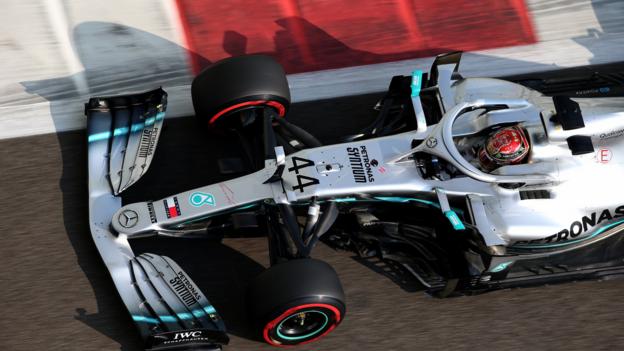 Lewis Hamilton takes dominant Abu Dhabi pole position - BBC Sport