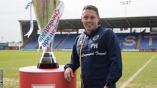 Paul Hurst has lost 23 of his 87 games since taking charge of Shrewsbury Town in October 2016