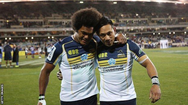 Speight and Leali'ifano were teammates at Super Rugby side Brumbies