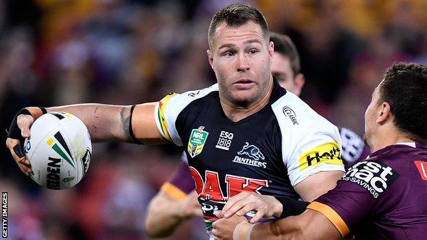 Trent Merrin Leeds Rhinos Sign Australia Forward On Four Year Deal 