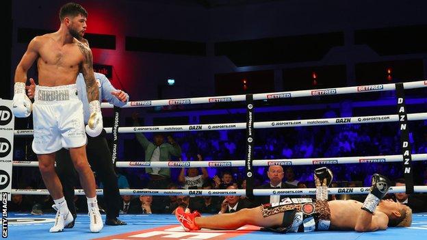 Joe Cordina knockout punch 'the biggest in Welsh boxing history', says Gary  Lockett - BBC Sport