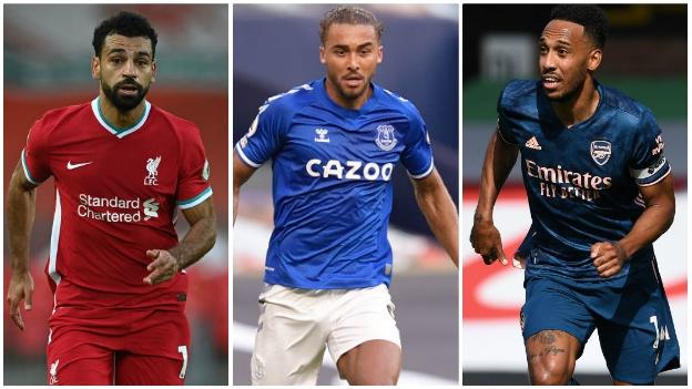 Mohamed Salah (Liverpool), Dominic Calvert-Levin (Everton), Pierre-American Aubamiang (Arsenal)