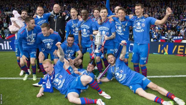 Inverness Caley Thistle won the Scottish Cup