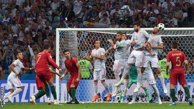 Ronaldo free-kick