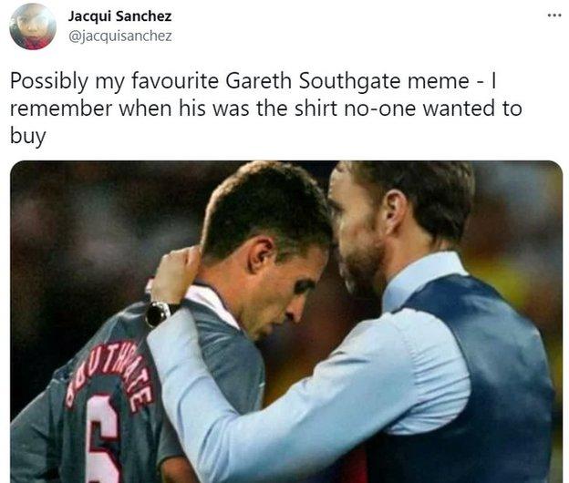 Gareth Southgate hugs Gareth Southgate