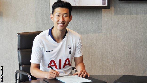 Son Heung-min signs contract