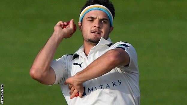 Jack Brooks' career-best bowling figures are his 6-65 for Yorkshire at Lord's against Middlesex in 2016