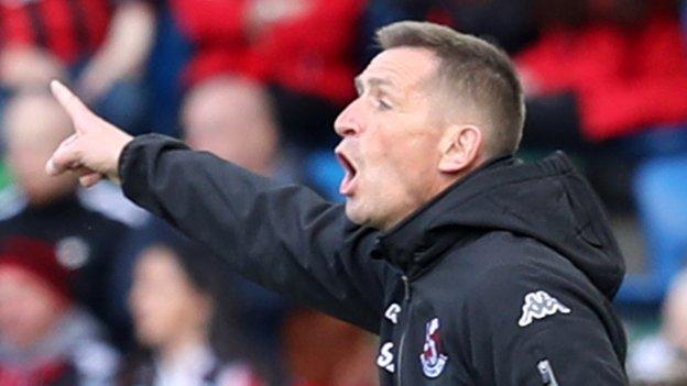 Stephen Baxter will take his Crusaders side to England next week to face Wolves