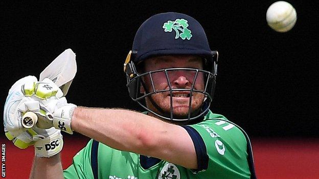 Paul Stirling's departure saw the Irish innings lose crucial momentum
