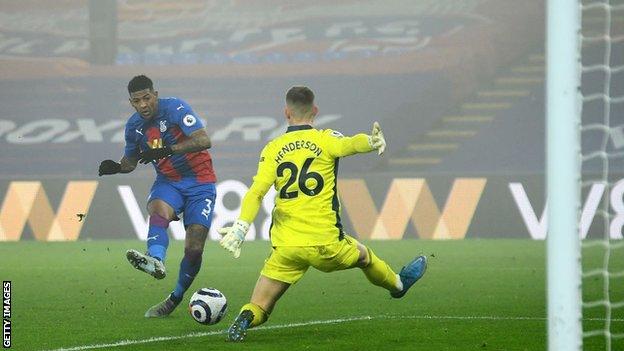 Patrick van Aanholt goes close late on