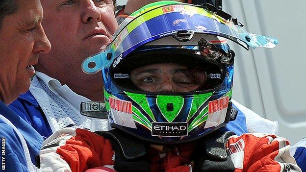 F1: Felipe Massa in tears at farewell after Brazilian GP