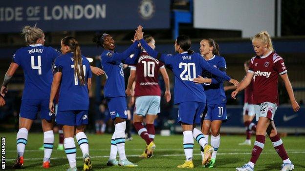 Chelsea celebrate