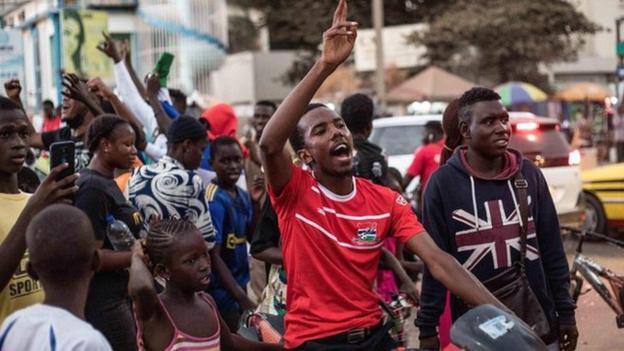 Gambia supporters