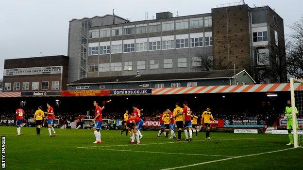 Aldershot Town's EBB Stadium