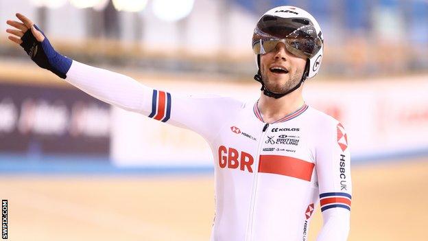 European Track Championships Matt Walls Wins Gold Gb Secure Three Woman Team Sprint Silver Bbc Sport