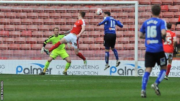 Chesterfield striker Lee Novak
