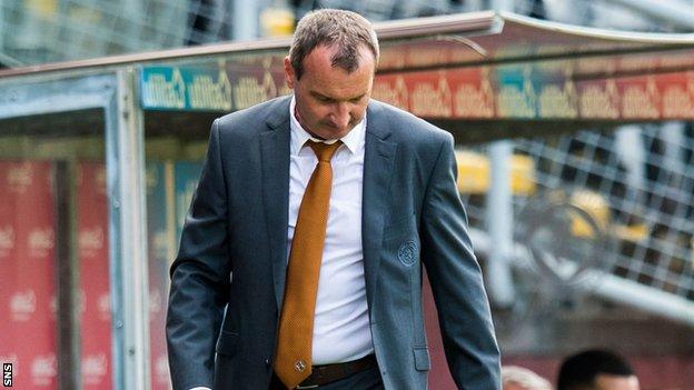 Casba Laszlo cuts a dejected figure after Dundee United lose to Alloa Athletic on penalties