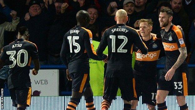 Newcastle celebrate