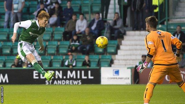 Simon Murray completed his hat-trick with a well-taken volley