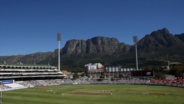 Newlands cricket ground in Cape Town