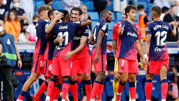 Espanyol 1 2 Atletico Madrid Lemar Scores 99th Minute Winner For Champions Bbc Sport