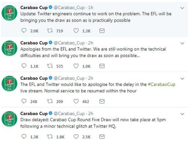 Carabao Cup tweets