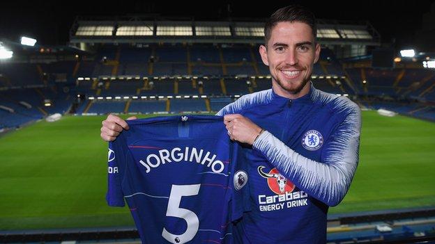 jorginho chelsea jersey