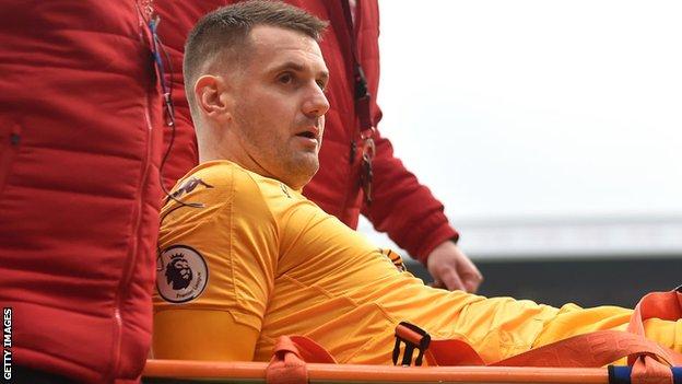 Aston Villa goalkeeper Tom Heaton