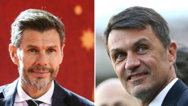 AC Milan: club legends Zvonimir Boban and Paolo Maldini take up new ...