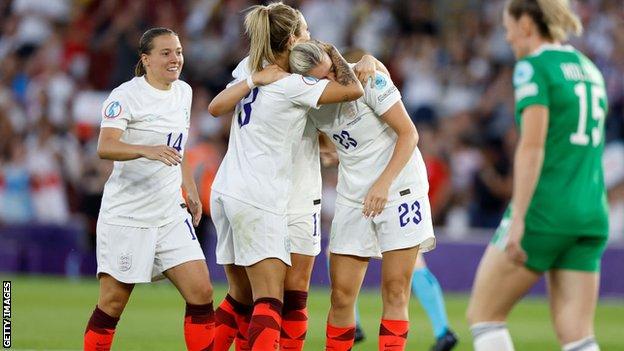 England celebrate