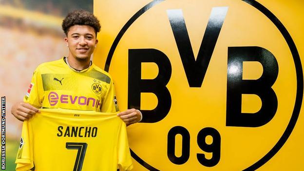 jadon sancho jersey number