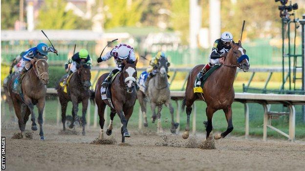 Authentic wins Kentucky Derby
