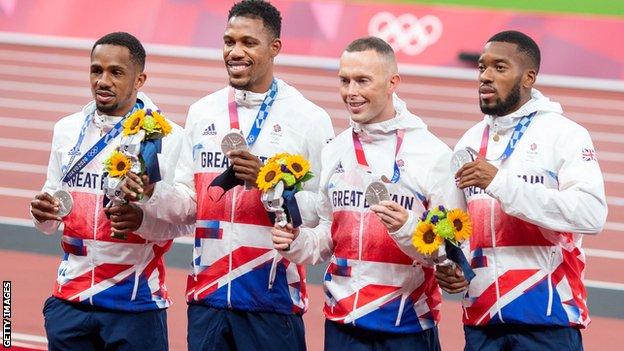 British 4x100m men's relay team