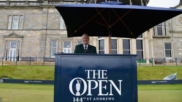 Ivor Robson at The Open