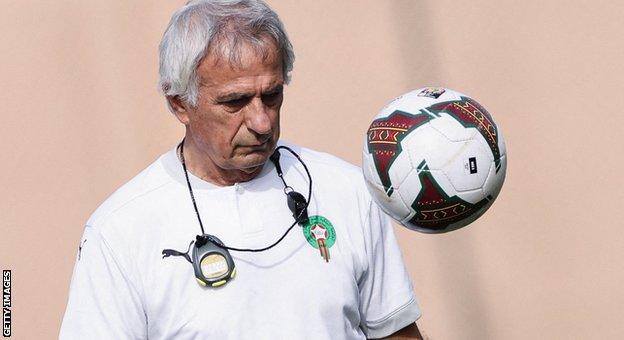 Morocco coach Vahid Halilhodzic
