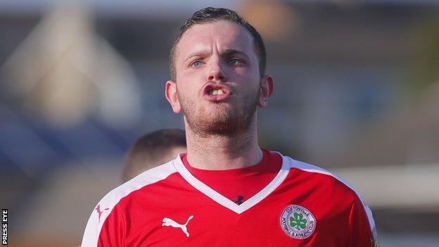 Darren Murray scored in last month's win over Ballinamallard